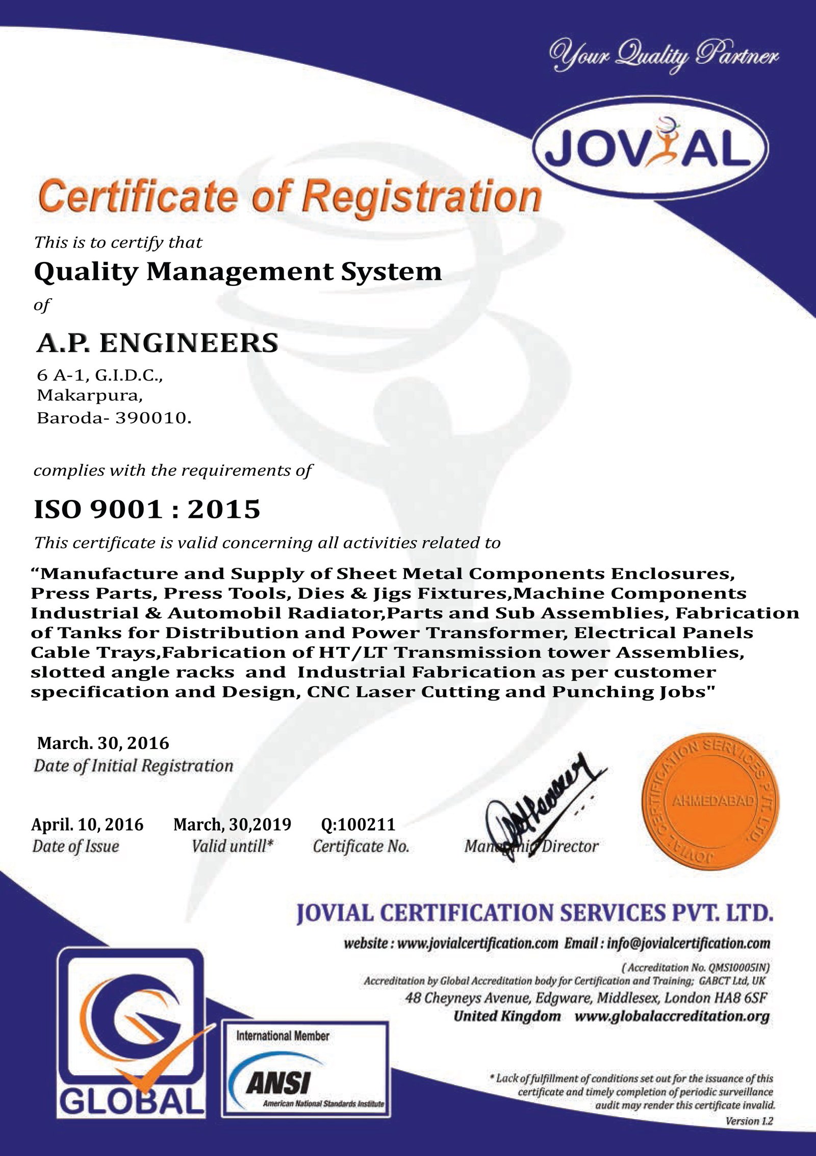 Laser Cutting Company in VadodaraBest Laser Cutting Services in